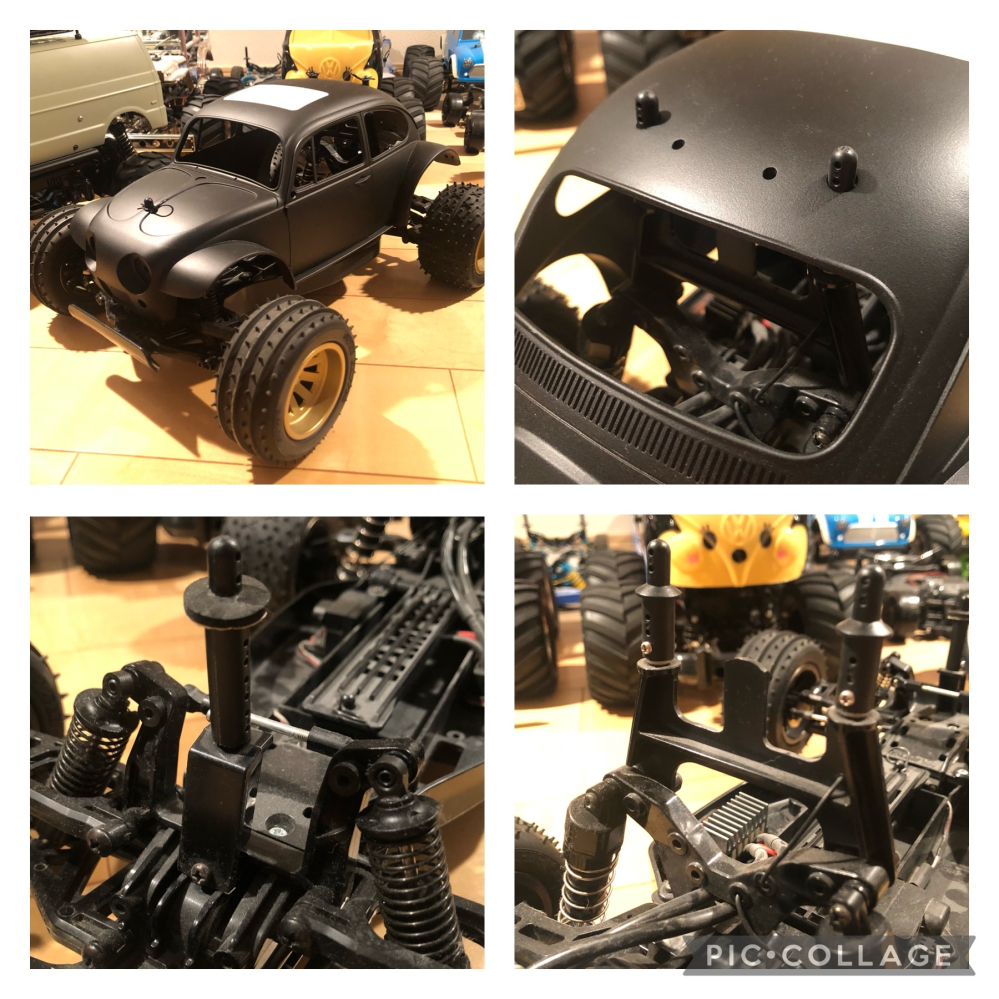 タミヤラジコンRCカータミヤホリデーバギーに、ワーゲンオフローダ