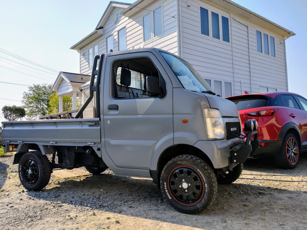 DA52T キャリイトラックです。ローダウンしてインチ』 スズキ