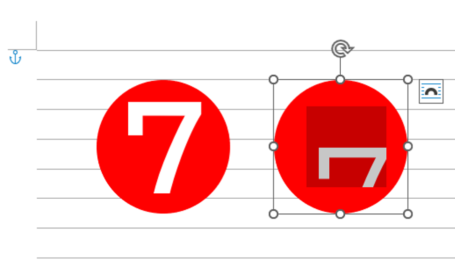 添付画像のような色で塗りつぶされた丸数字をwordやexcelで作るにはど