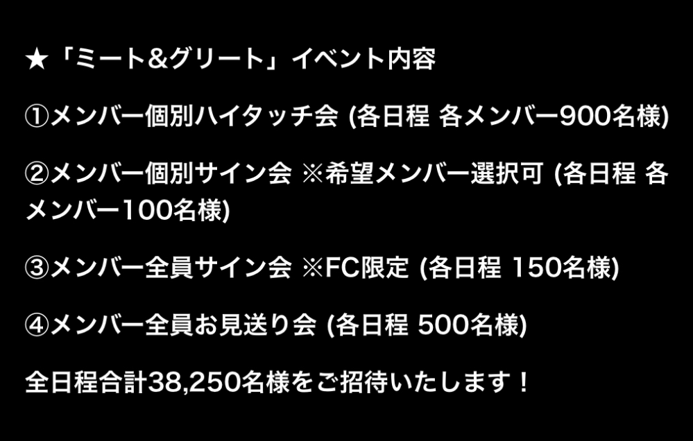 ENHYPENミーグリ前回参加された方に質問です！全員ハイタッチと全員