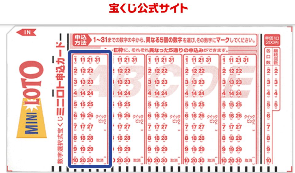10口分(うち別枠抽選2口)