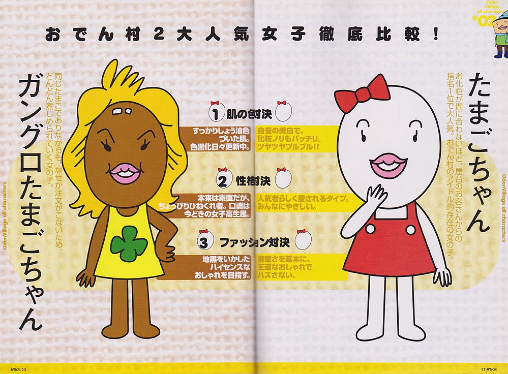おでんくんのたまごちゃんについてです。たまごちゃんは味のしみて