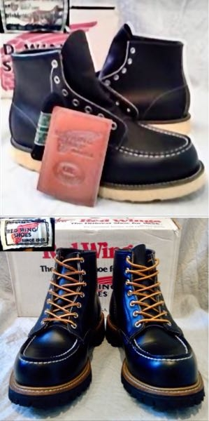 レッドウィング8179。オークションやフリマで沢山黒セッターも売ってい