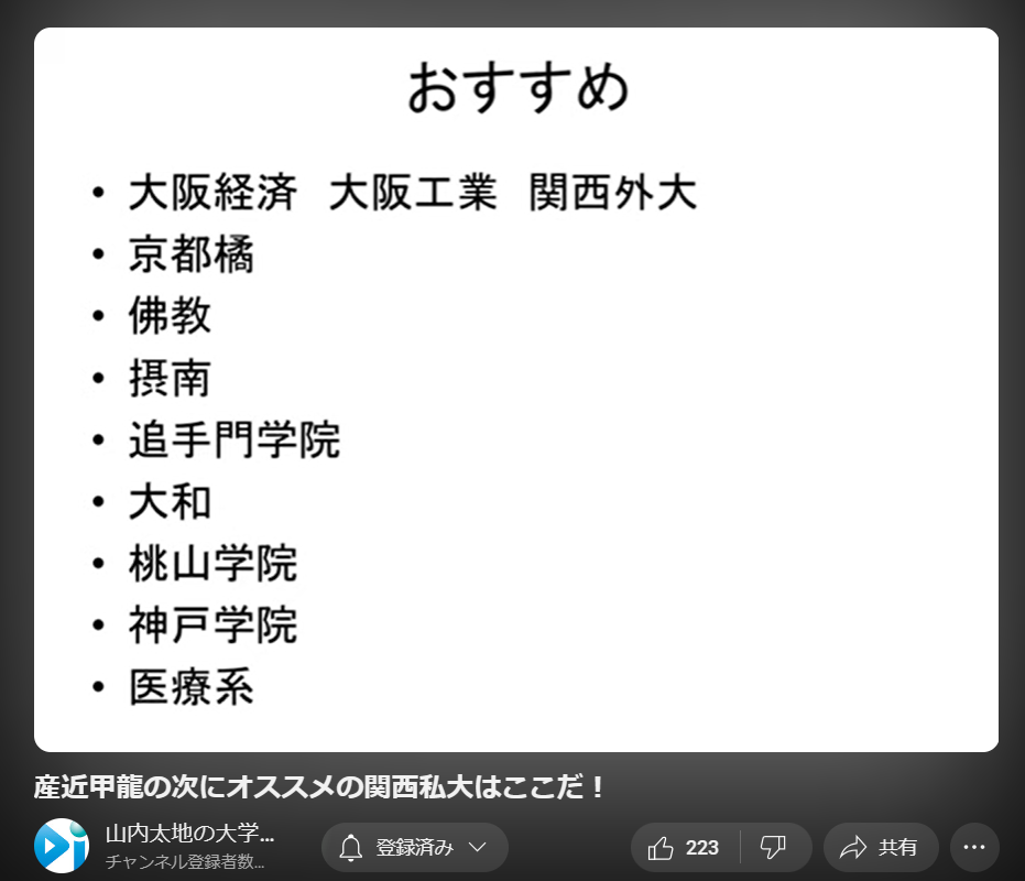 赤本 2022 2019 甲南 龍谷 京都産業 神戸学院 近畿大学 追手門 2025年】産近甲龍で最も難化した大学は？【京都産業大学/近畿