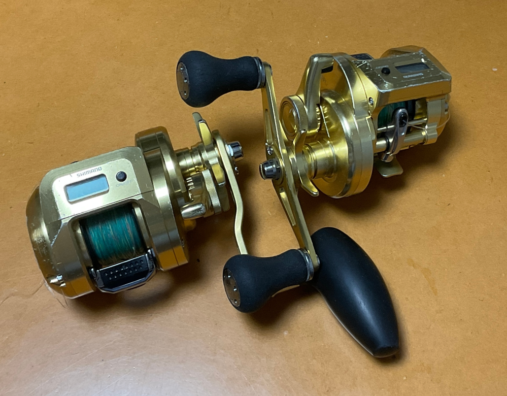 オシアコンクエスト200hgハンドルについて純正のシングルハンドルが