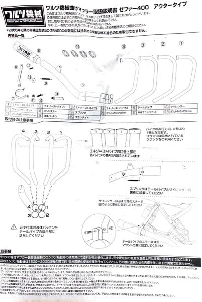 ゼファー400のワルツ機械は割りカラーつけなくてもいいですか