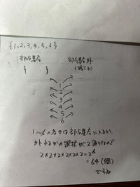 けん 高一数A円順列、重複順列集合【1.2.3.4.5.6.】の部分集