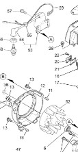 クボタ法面草刈り機カルマックス（GC-K401EX）のプラグに火が飛