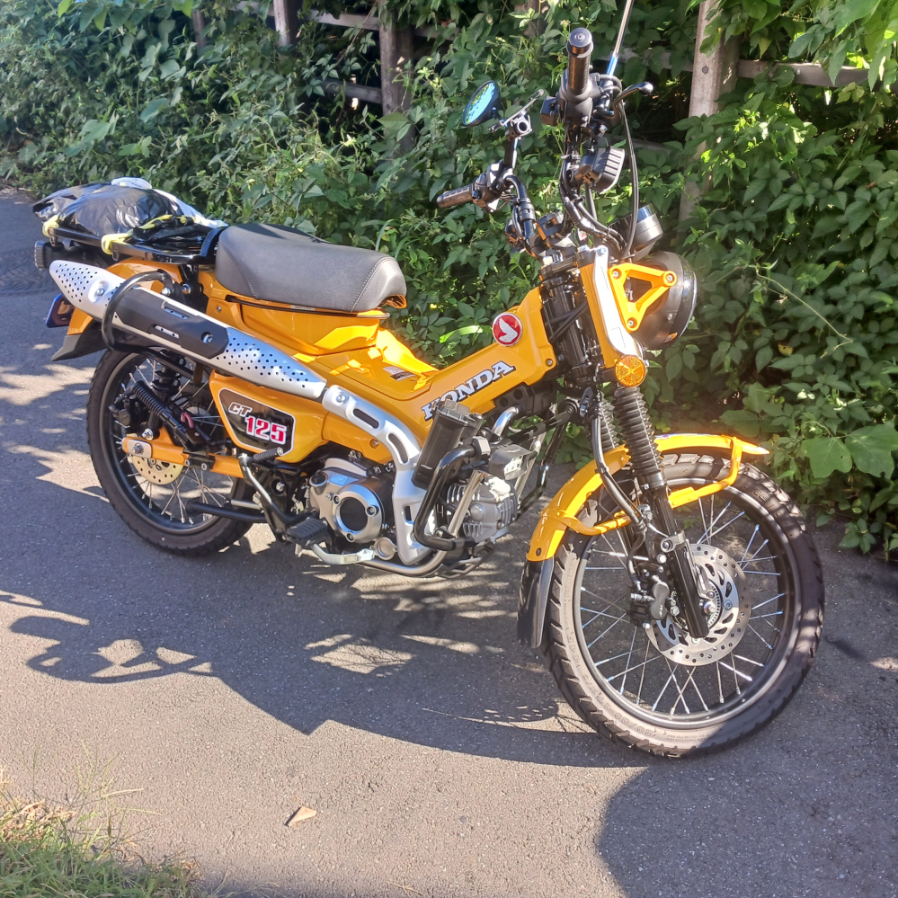 ハンターカブ　純正リアキャリア ホンダ CT125ハンターカブ リアキャリア 純正 中古 バイク 部品