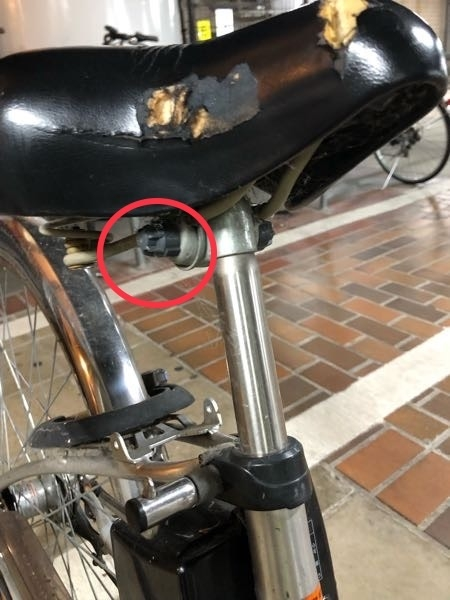 パナソニックの電動アシスト自転車のサドルを交換したいのですが