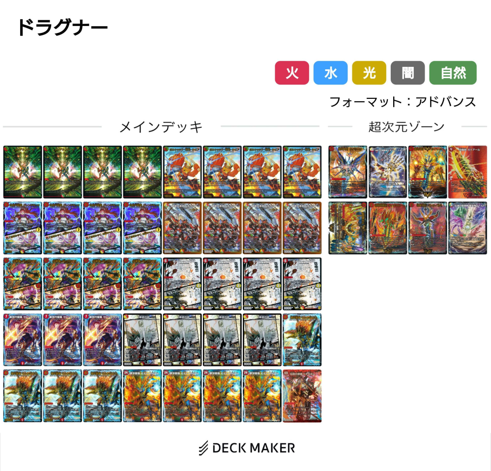 デュエマについて質問です!リースドラグナーを作ろうと思うのですが