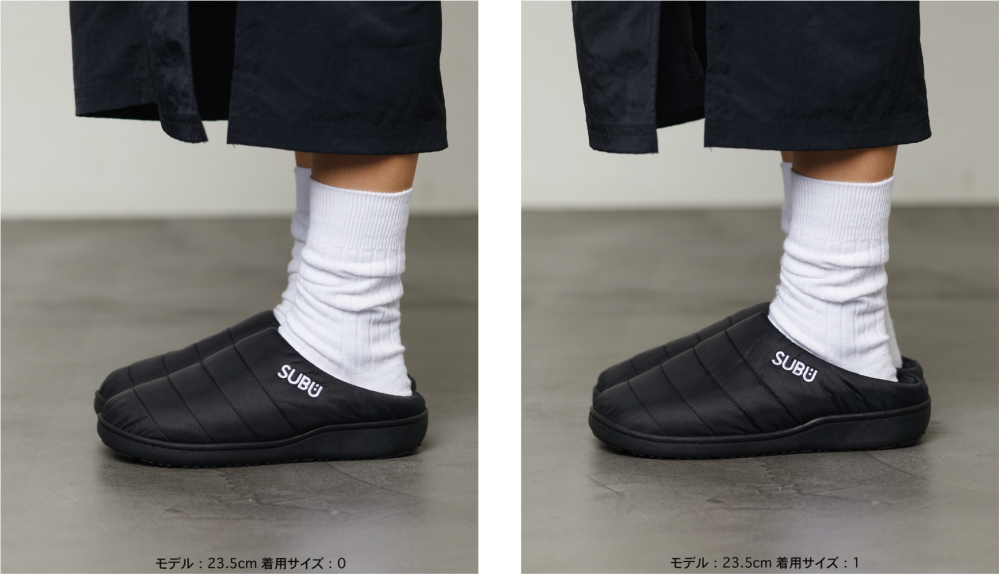 subuのサンダルの購入を検討していますが、サイズに悩んでいます