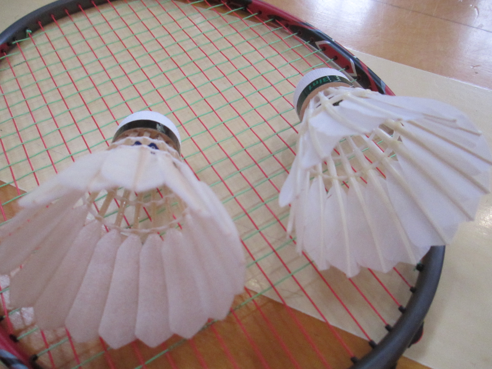 バドミントンのガットについての質問です！ - 自分は高校初め(初めて8