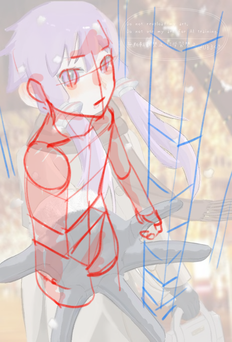 中1です。この絵は一番最近描いた絵ですが、上手ですか？アドバイス