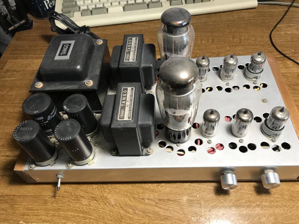 LUX真空管アンプMQ80KMQ80では、6336Aを用いて、40