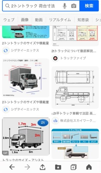 2tトラックでの粗大ごみ処分・積載できるのはどれくらい？・今現在の 