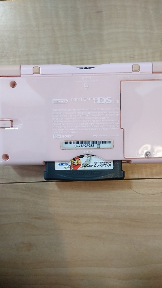 DSlightの下の穴？にはなんのソフト？部品？が入るのでしょうか