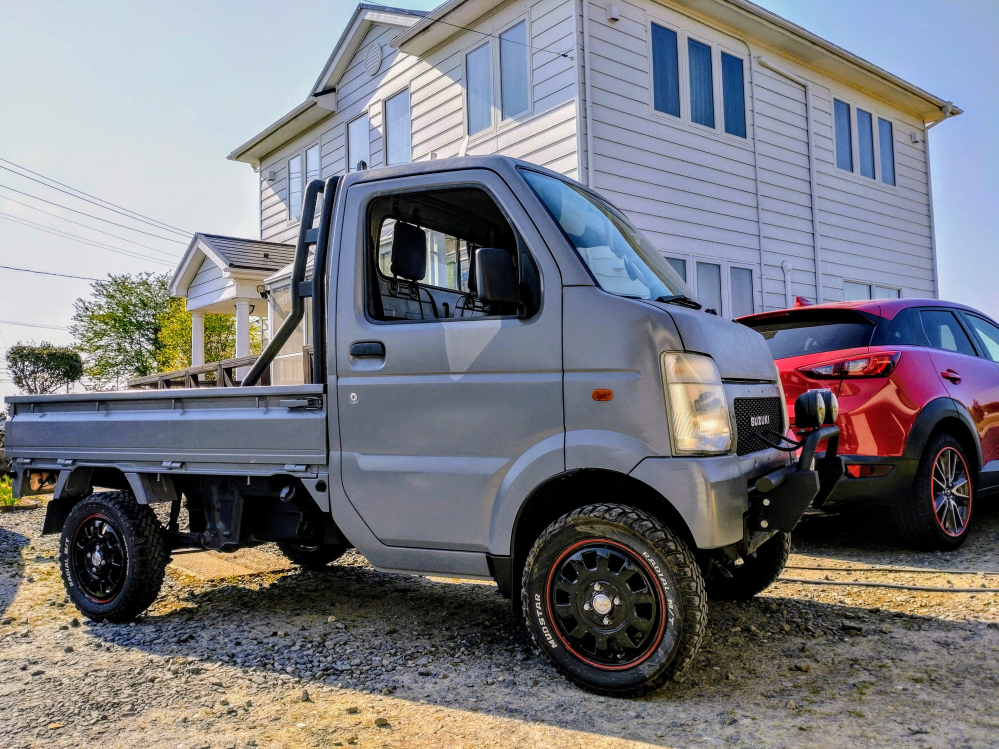 スズキキャリーDA63Tへ下記のタイヤを装着した場合干』 スズキ