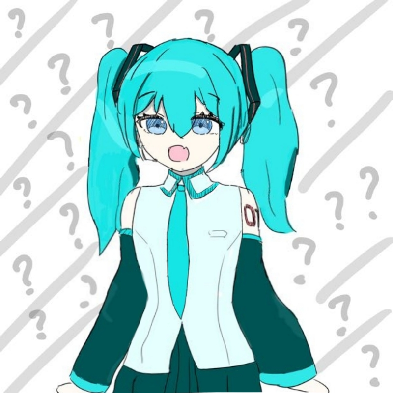 イラストのアドバイスを下さい。何も分かっていない初音ミクのイラスト