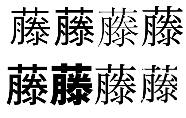 「藤」の字の世界 画像の漢字は『藤』の旧字体ですが、この字をワードで表示するには如何
