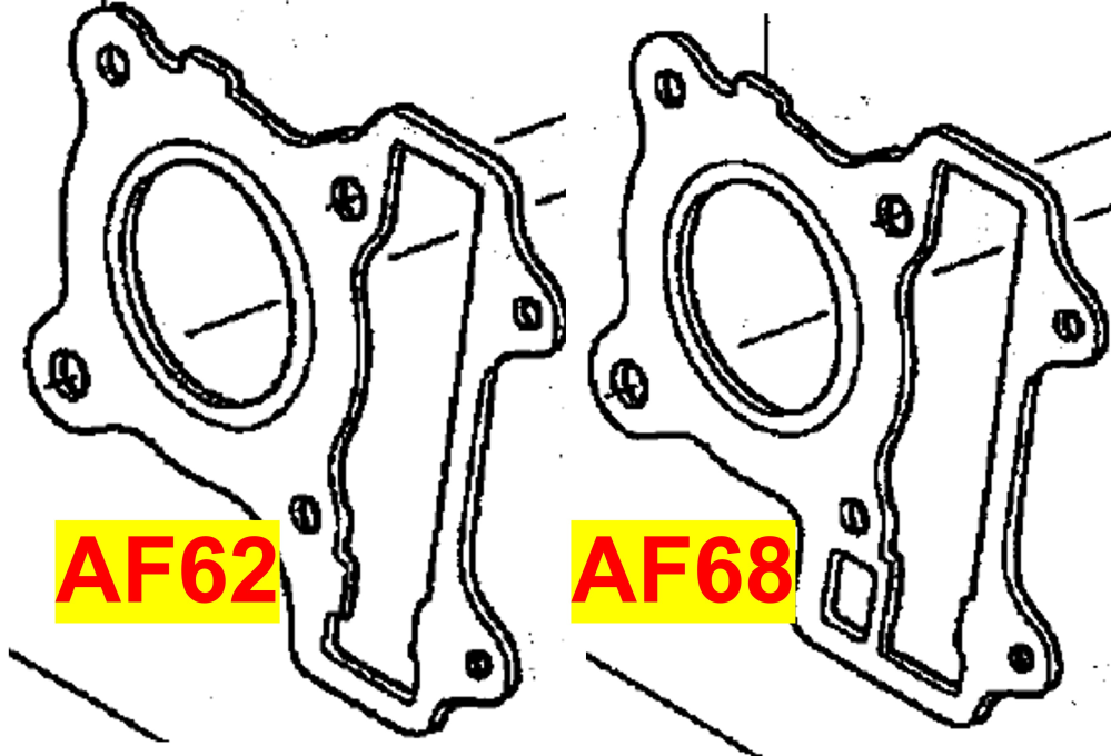 なの ガスケット12251-GFC-890はAF62とAF68に使用できますか - Yahoo!知恵袋