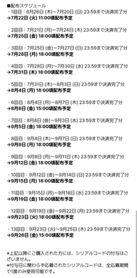 TXT シリアル　25枚　未使用　ミーグリ応募 txtのミーグリについて質問です。これって7月中に予約した