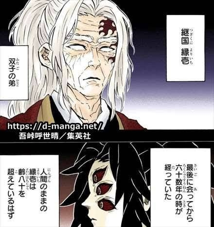 鬼滅の刃の無限場編で黒死牟戦で80歳くらいの縁壱って出てきますよね