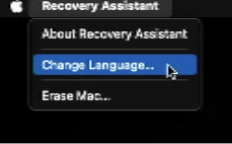 MacBookの初期化に伴う言語表記の変更について英語表記なのでシ