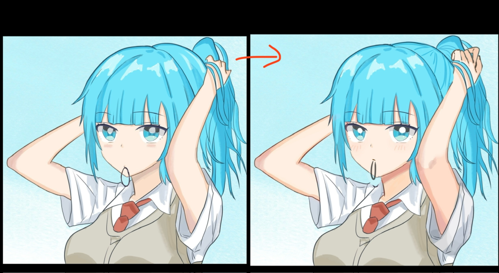 初デジタルで絵を描きました。正直自分で見てなんか違うなーと思