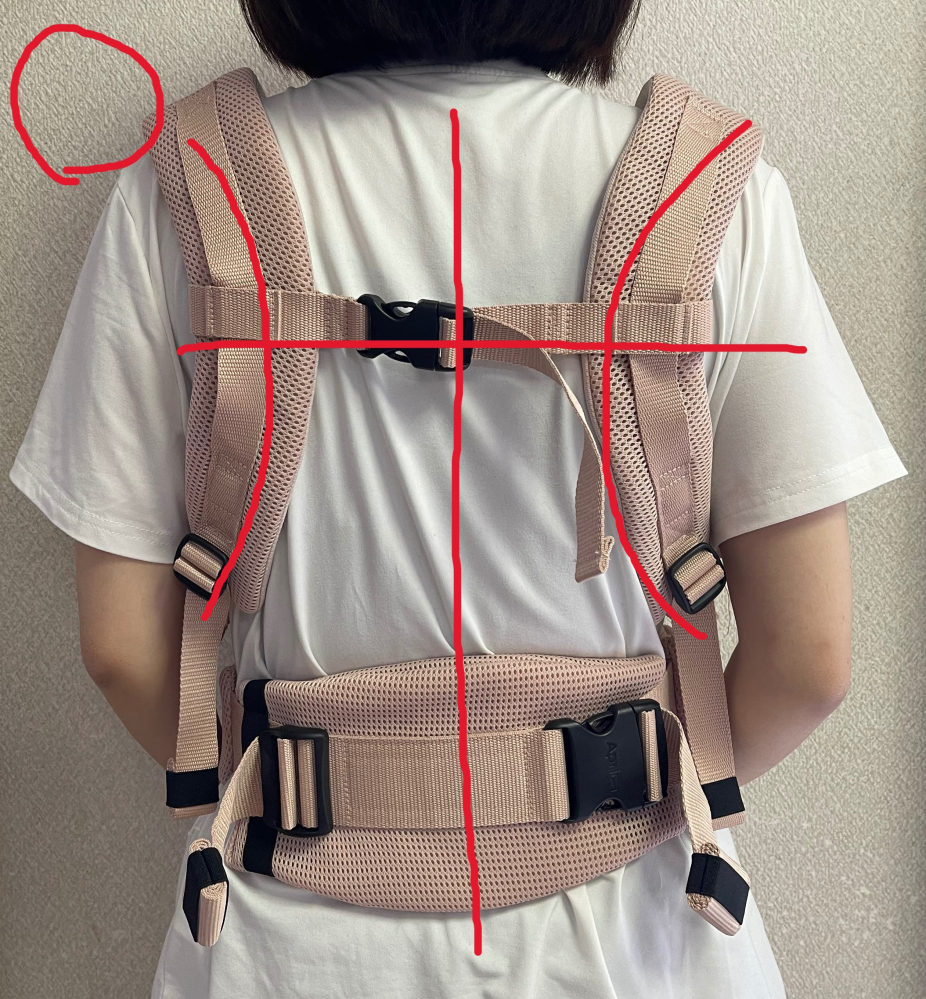 抱っこ紐について質問です。アップリカのラクリスを持っています。他の