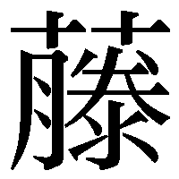 私の苗字には 藤 がつくのですが最近戸籍を見て気づいたら右側の八 Yahoo 知恵袋