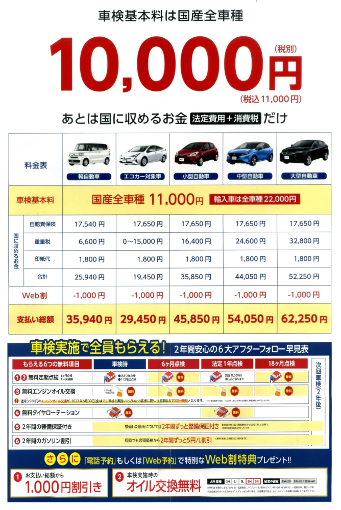 アクア/車検ほぼ丸2年付/実働/ トヨタ アクアの車検費用の総額はいくら？平均相場や節約術を解説