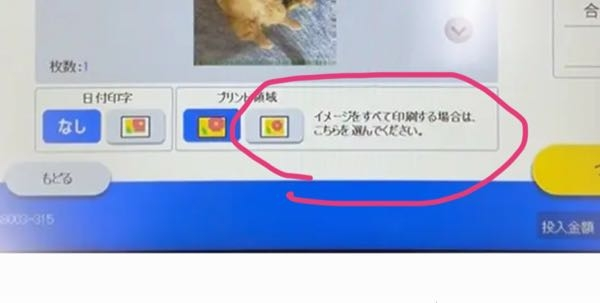 iPhoneで撮影した写真をコンビニでL判サイズに現像したいので
