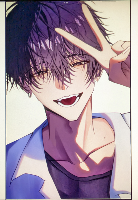 一点物イラストアート】OPEN YOUR EYES!!-目を開けろ！ 一点物イラスト