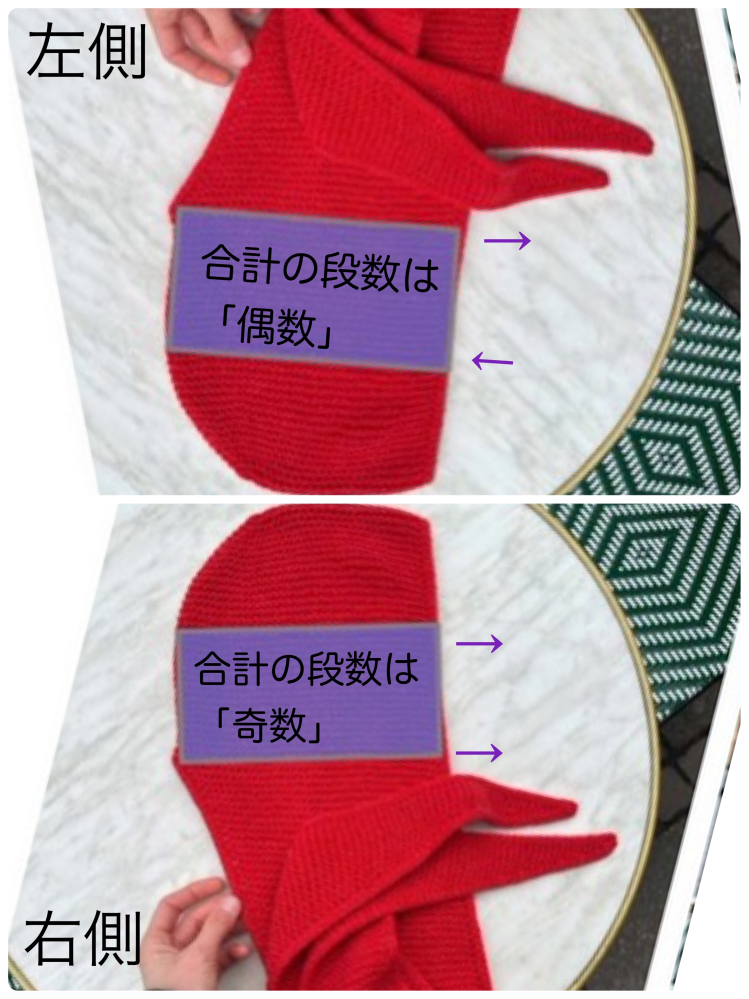 ソフィーフードパターン】についてソフィーフードを編まれた方