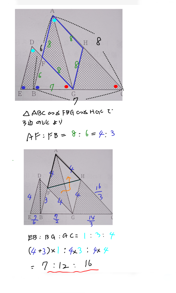 この問題の(4)教えてください(｡ᵕᴗᵕ｡)答えはS1:S2:S3=7: - Yahoo