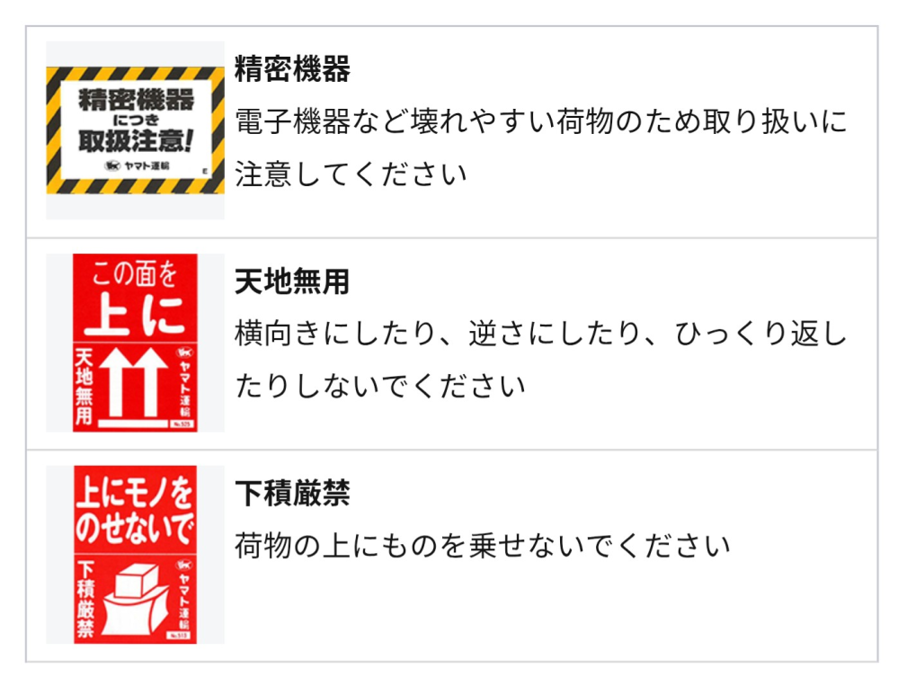 ZOZOTOWN返品でヤマトに集荷を頼みましまが、梱包したものを渡せばいい