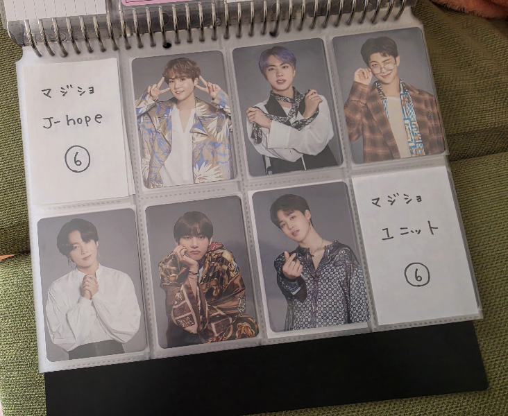 bts ミニフォト サイズ 爆イケホビとミニフォトの収納 BTS j-hope ホビの