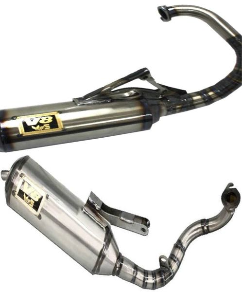 スーパーディオaf28のzxにライブディオの後期の純正マフラー（ハ