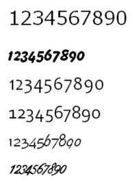 フォントを探してます 丸めのゴシック体で数字が１２３４５ などと並んだとき Yahoo 知恵袋