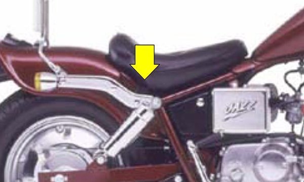 Jazz50 タンクとシート　鍵は探してみます JAZZシートはずし方JAZZに乗っています。シートのはずし