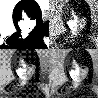 画像を白黒にカラーの画像を白黒 モノクロではなく完全に白と黒の2色 Yahoo 知恵袋