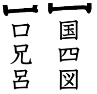 漢字の 目 の書き方について質問します 1画目と2画目は 5画目の横 Yahoo 知恵袋