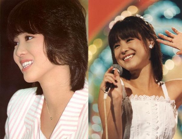 松田聖子さんの髪型について質問です。初期は聖子ちゃんカットでした