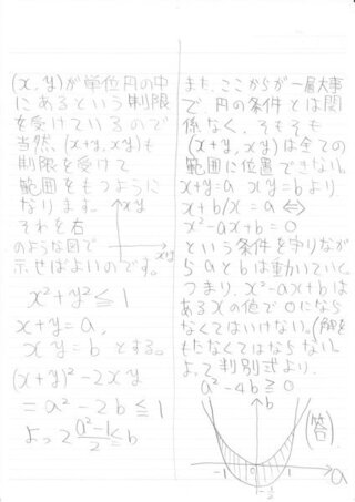 単位円の円周 または内部の点 X Y において X Y Xy の範 Yahoo 知恵袋