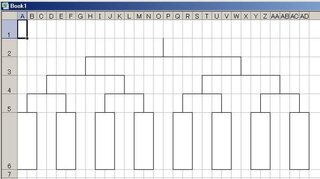 トーナメント表をエクセルでつくる方法を教えてください あみだく Yahoo 知恵袋