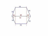 正六角形をコンパスを使わずにスケールだけで作図する方法ってあります Yahoo 知恵袋