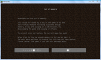 マイクラのメモリ割り当てに失敗します Pcでminecraft 1 7 Yahoo 知恵袋