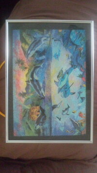 砂絵を作りました 感想やアドバイスをお待ちしています 砂で描かれてい Yahoo 知恵袋