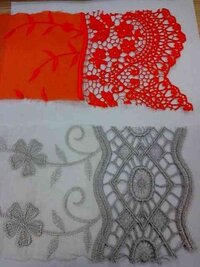 スカラップ生地でワンピース 裾の始末はどうするの 片側にスカ Yahoo 知恵袋